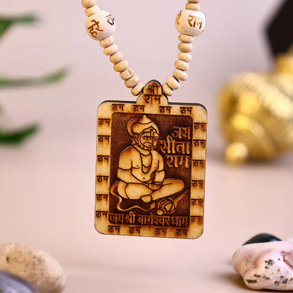 Buy 1 Get 1 FREE - Bageshwar Dham Tulsi Mala (100% Original Tulsi beads)