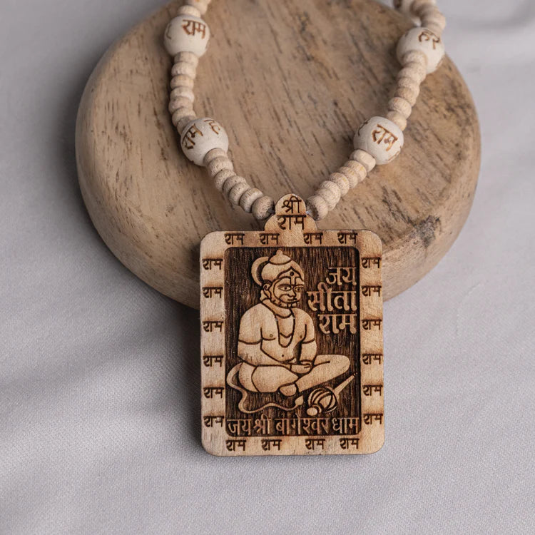 Buy 1 Get 1 FREE - Bageshwar Dham Tulsi Mala (100% Original Tulsi beads)