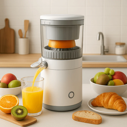 Orvion™ Electric Citrus Juicer – USB Rechargeable, Portable & Compact