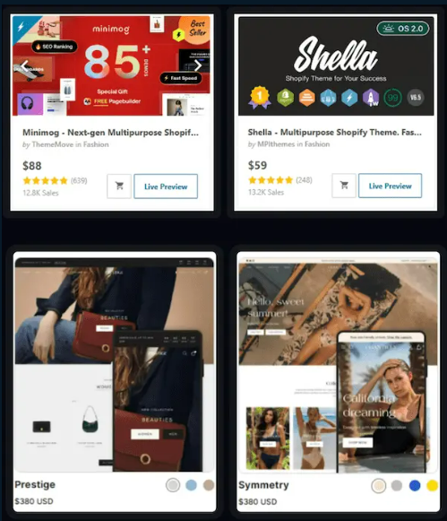 Get 500+ Premium Shopify Themes for ₹249!